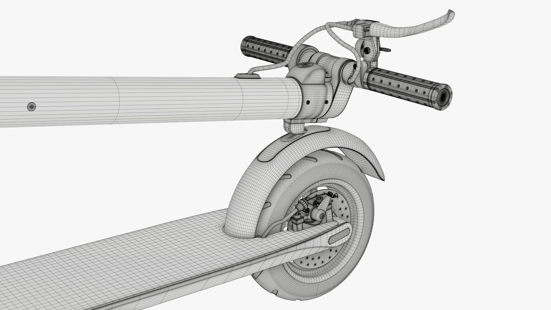 Scooter electric 01 folded 3D model_16