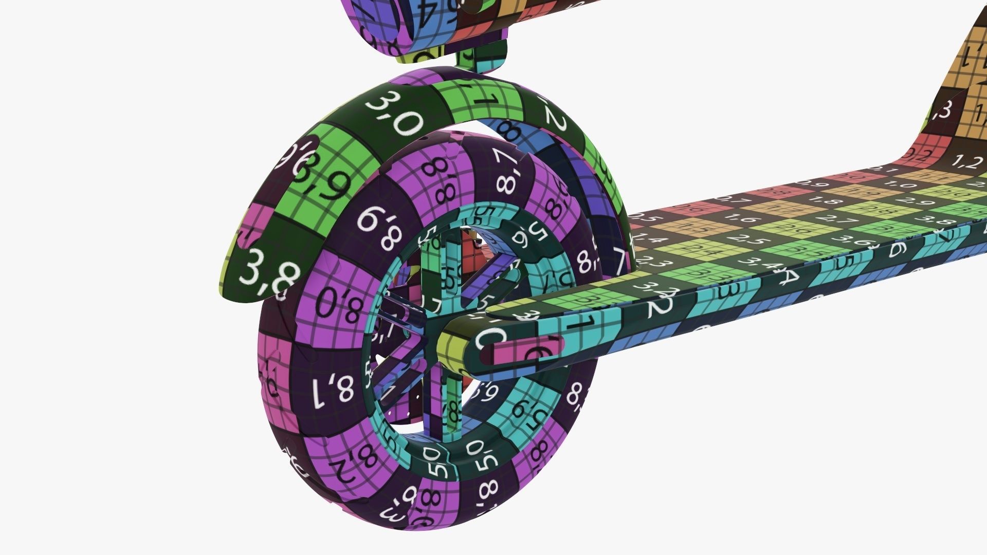 Scooter electric 01 folded 3D model_28