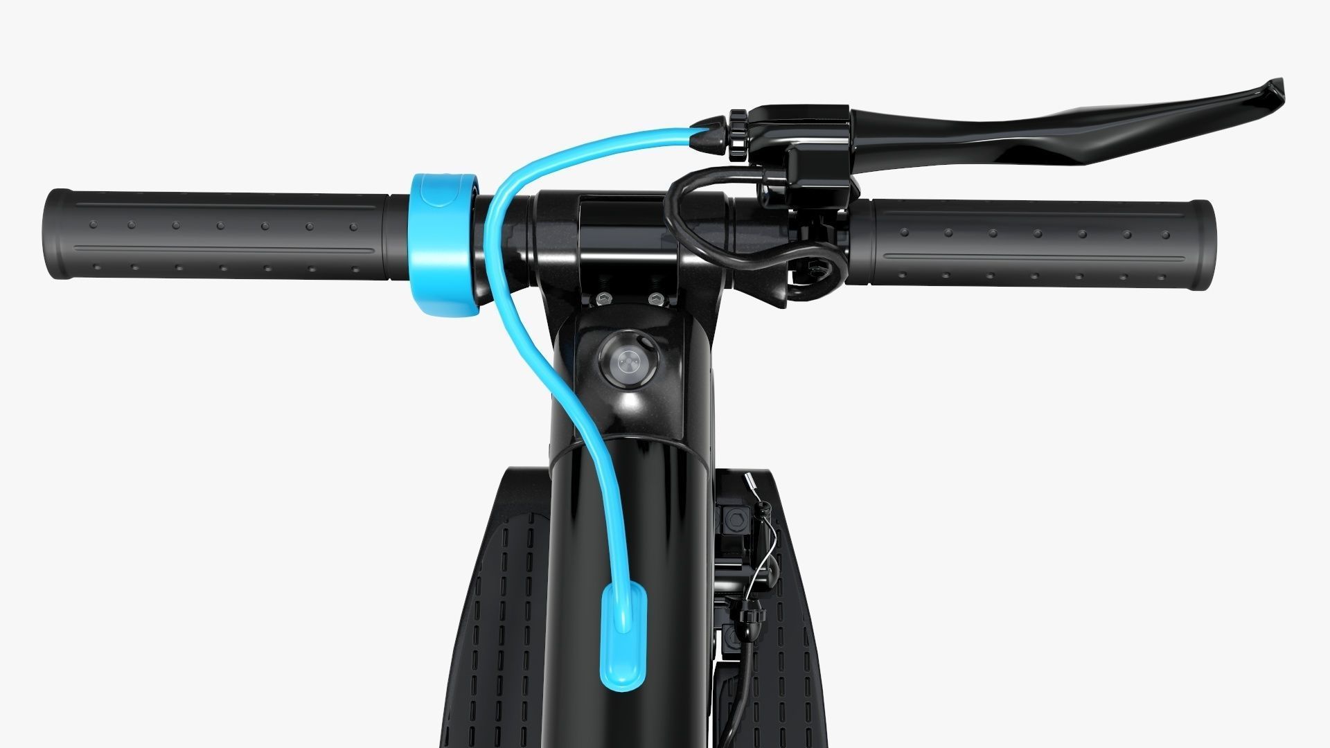 Scooter electric 01 folded 3D model_9