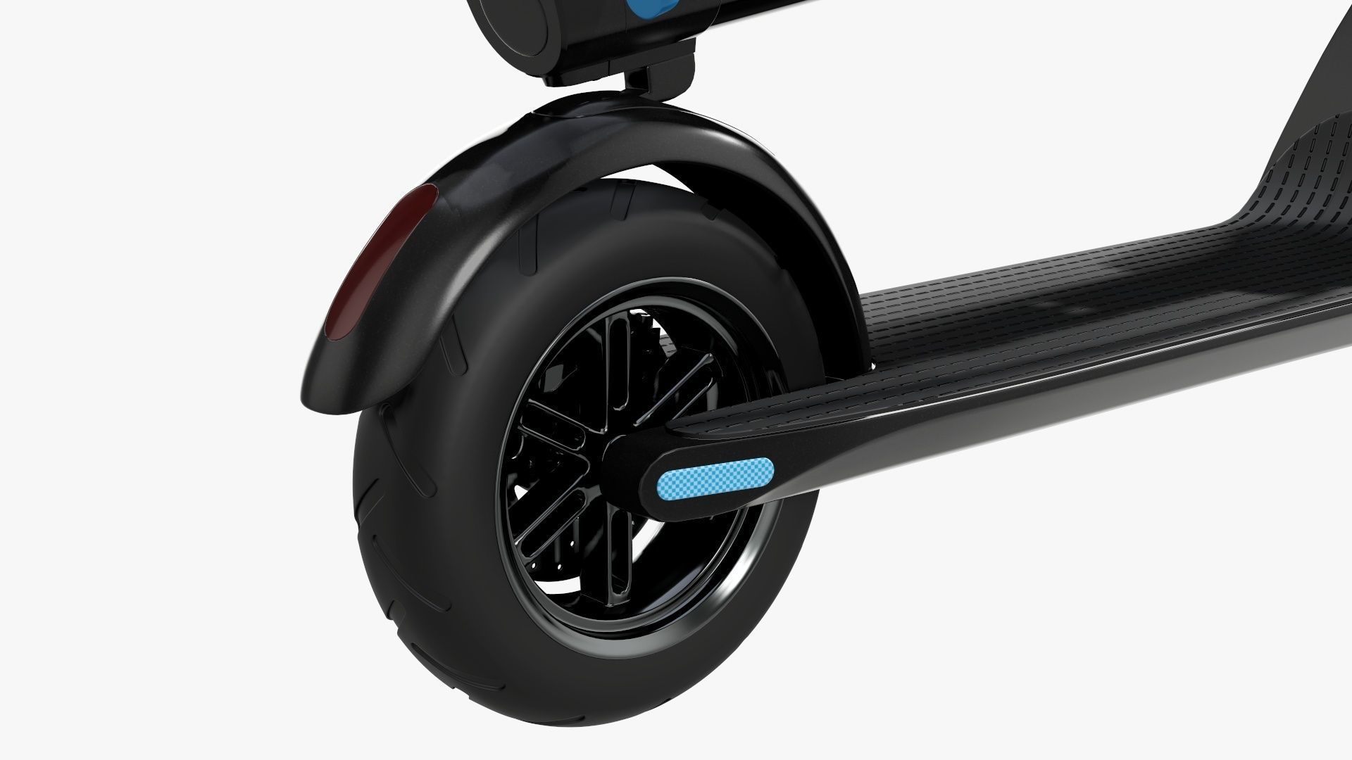 Scooter electric 01 folded 3D model_6