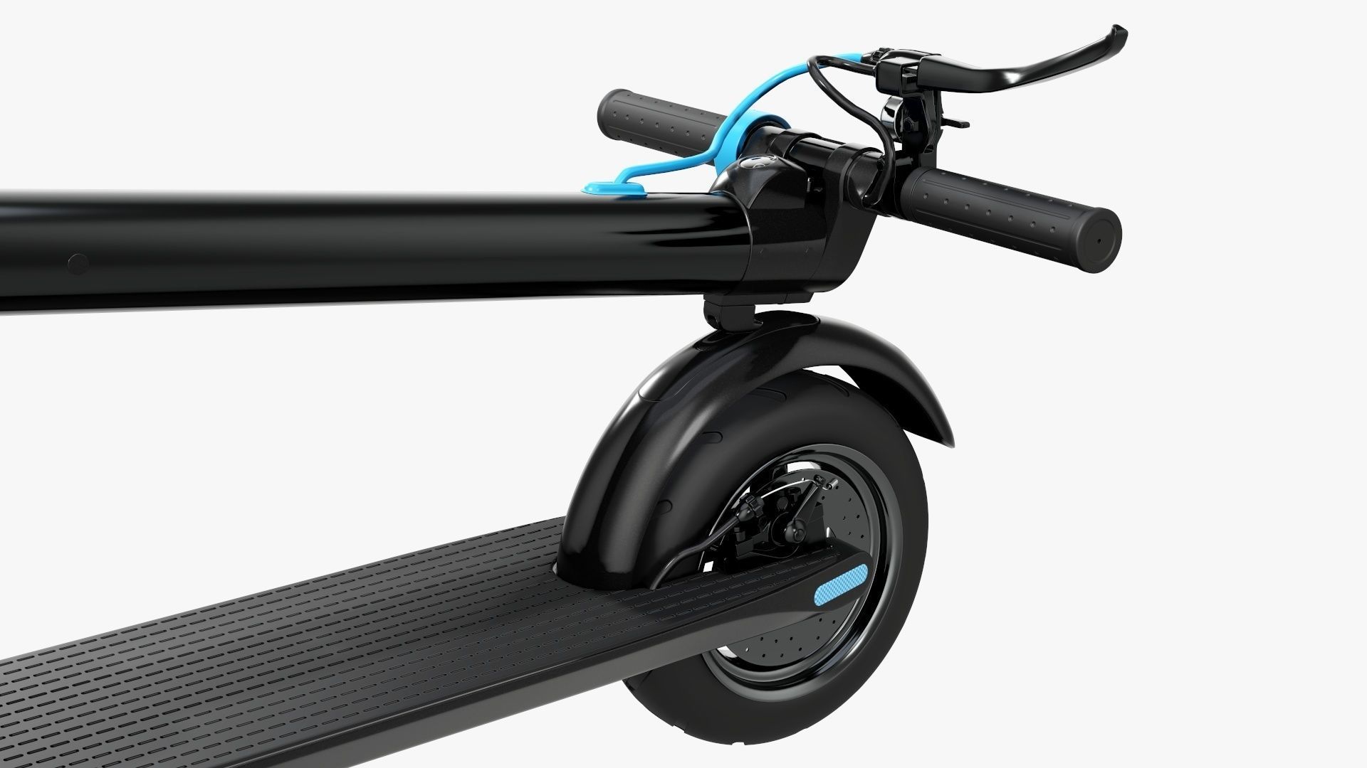 Scooter electric 01 folded 3D model_5