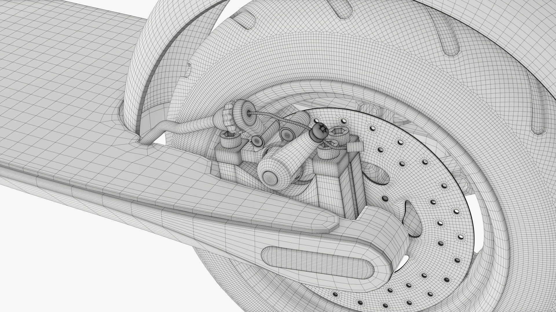 Scooter electric 01 folded 3D model_18