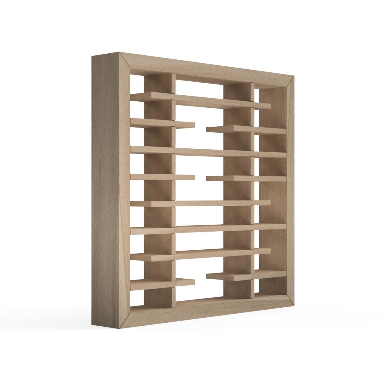 Kirikokasumi wooden frame with squares 3D print model_2