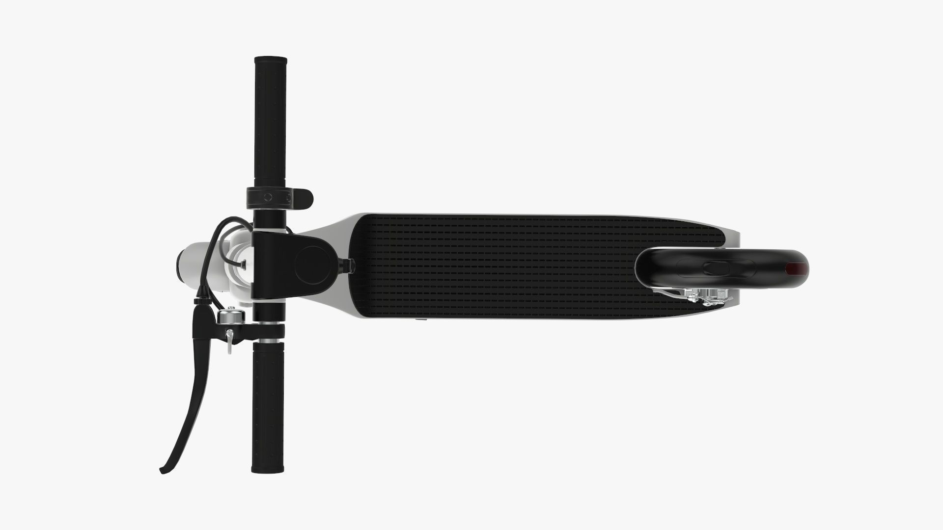 Scooter electric 01 white 3D model_3