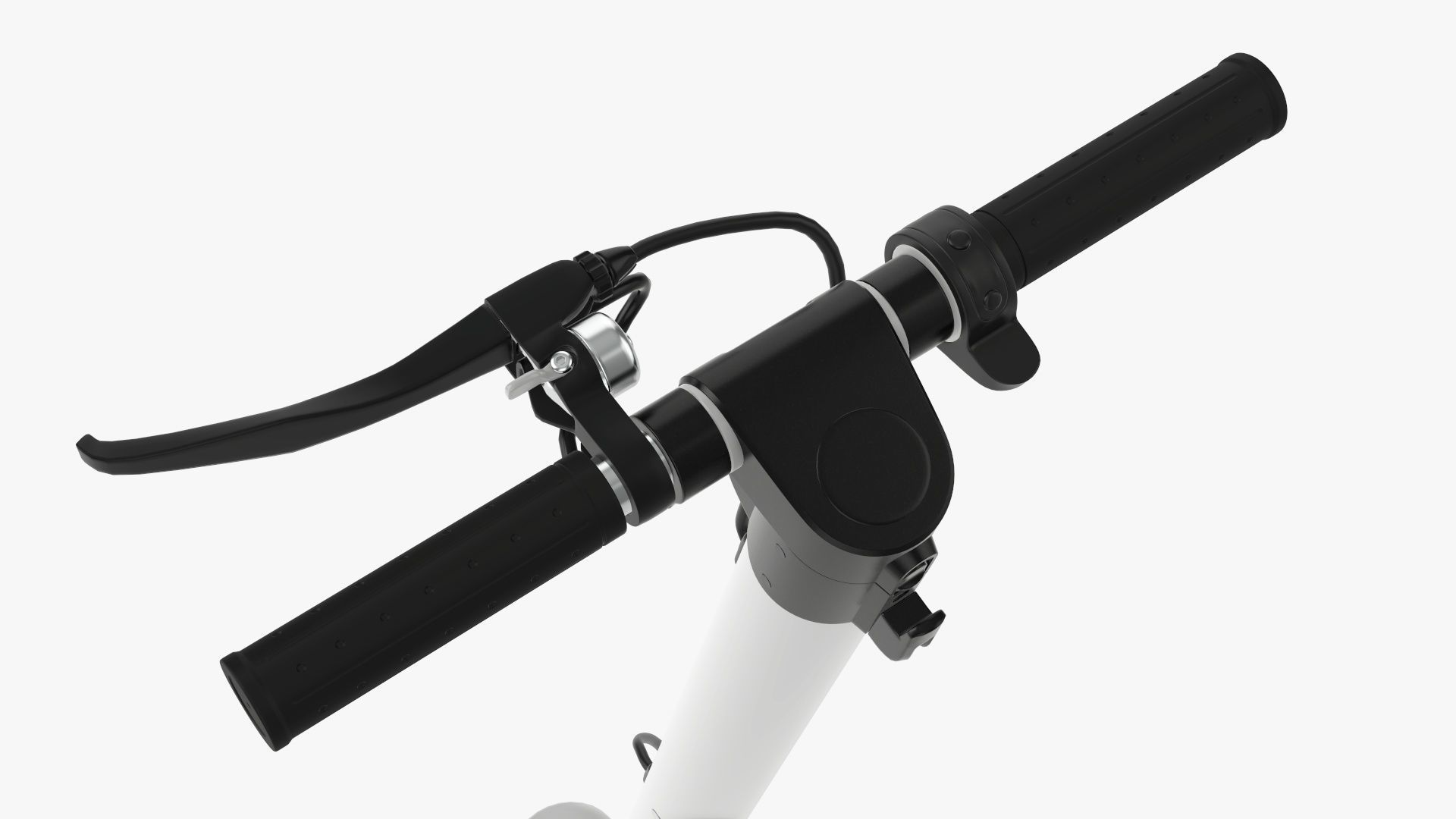 Scooter electric 01 white 3D model_10