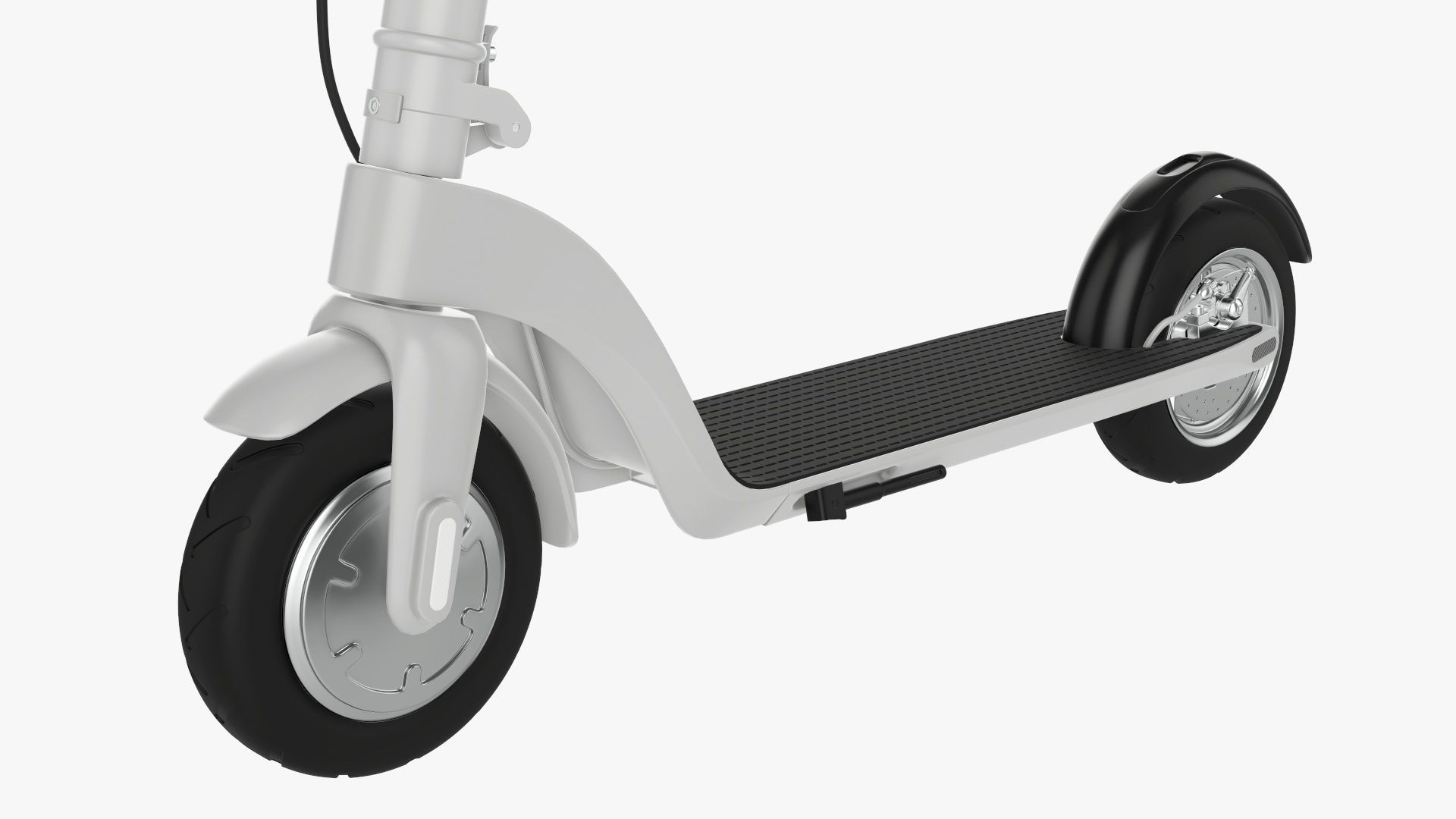 Scooter electric 01 white 3D model_4