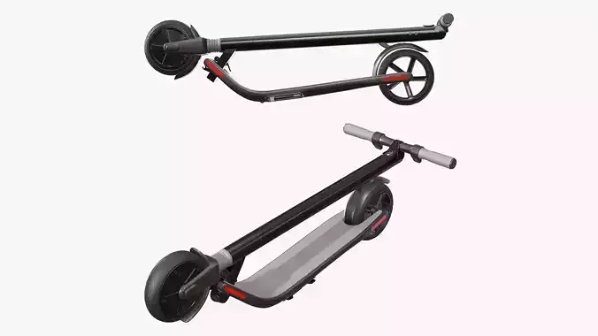 Scooter electric 02 folded