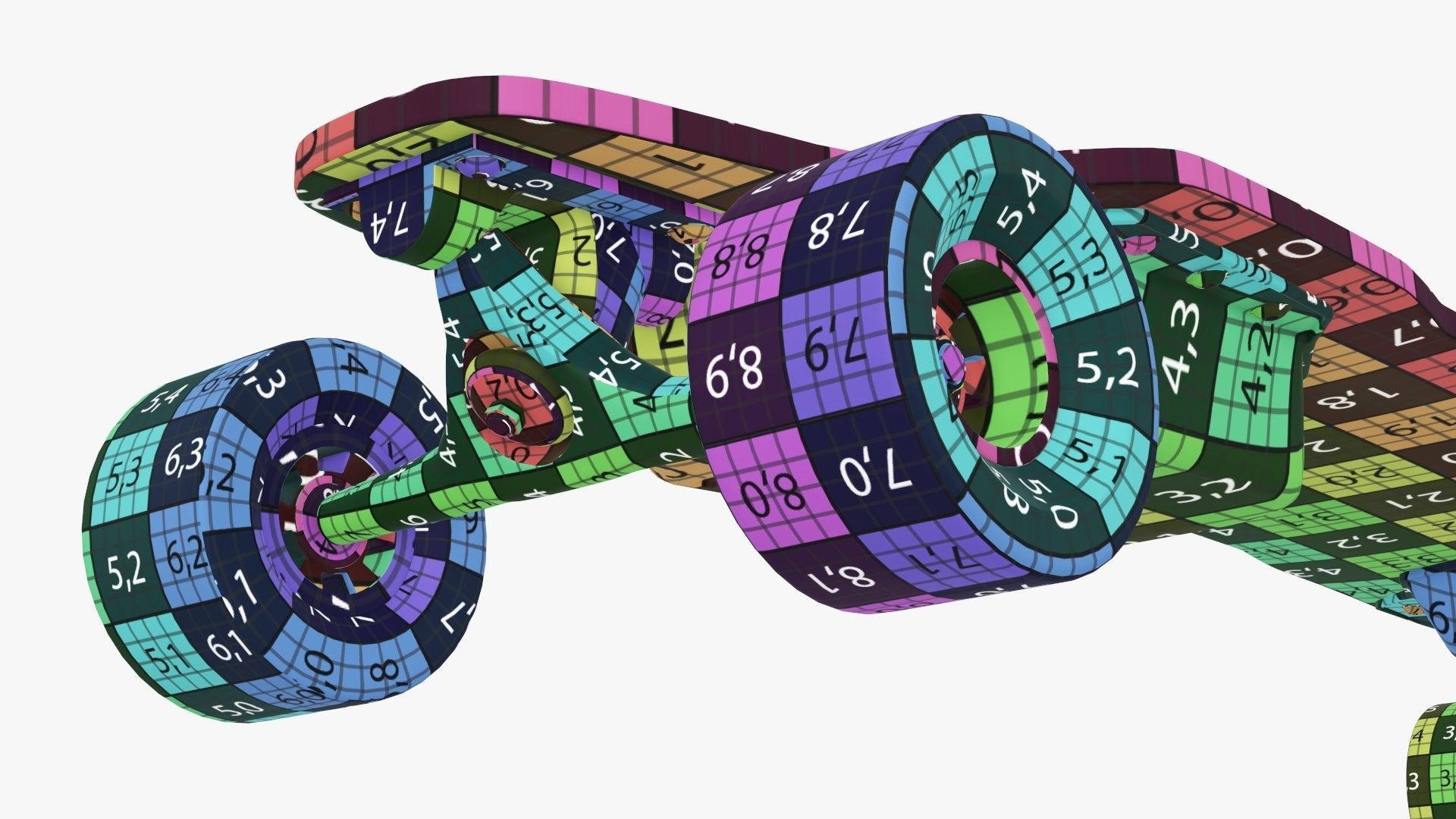 Skateboard electric 01 3D model_27