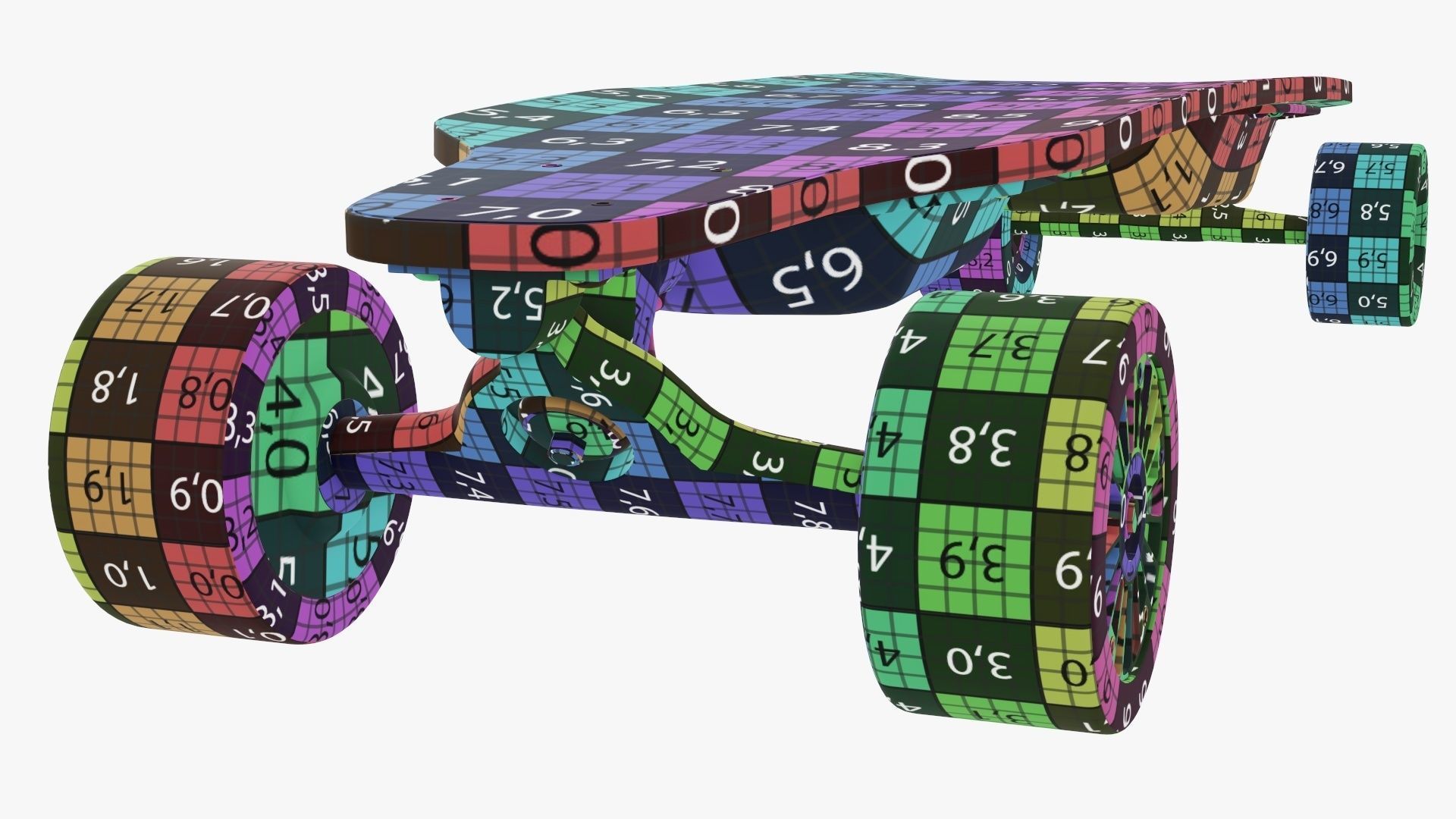 Skateboard electric 01 3D model_32