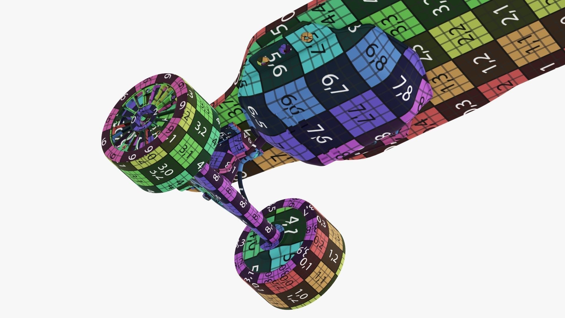 Skateboard electric 01 3D model_25