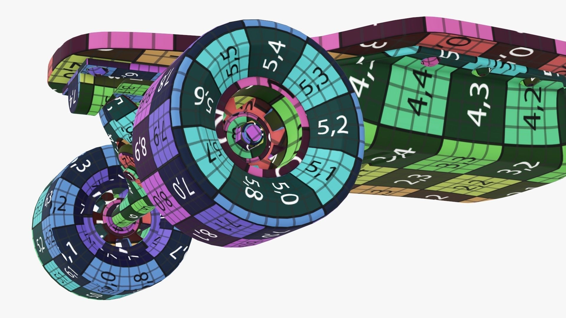 Skateboard electric 01 3D model_28