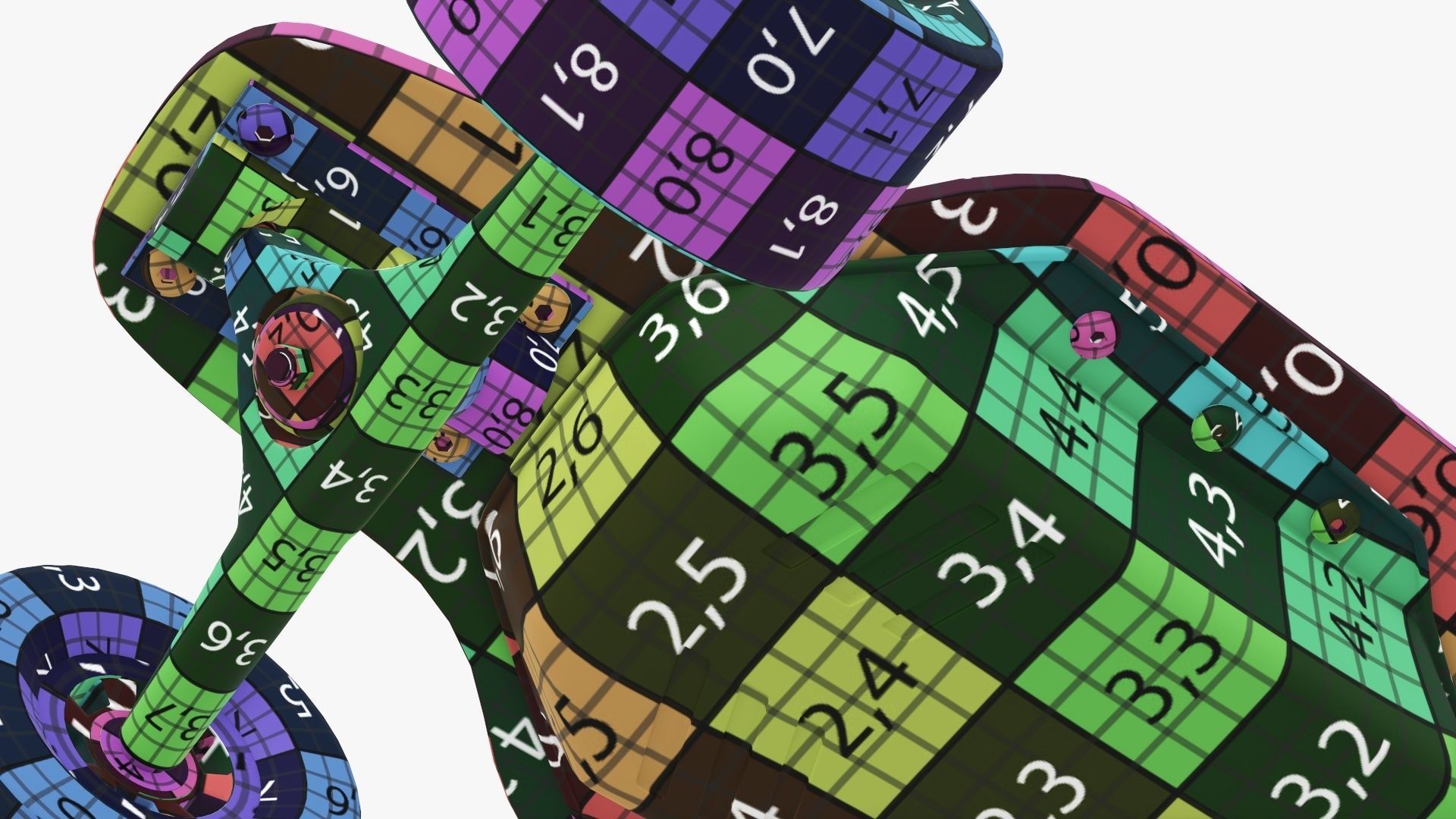 Skateboard electric 01 3D model_30