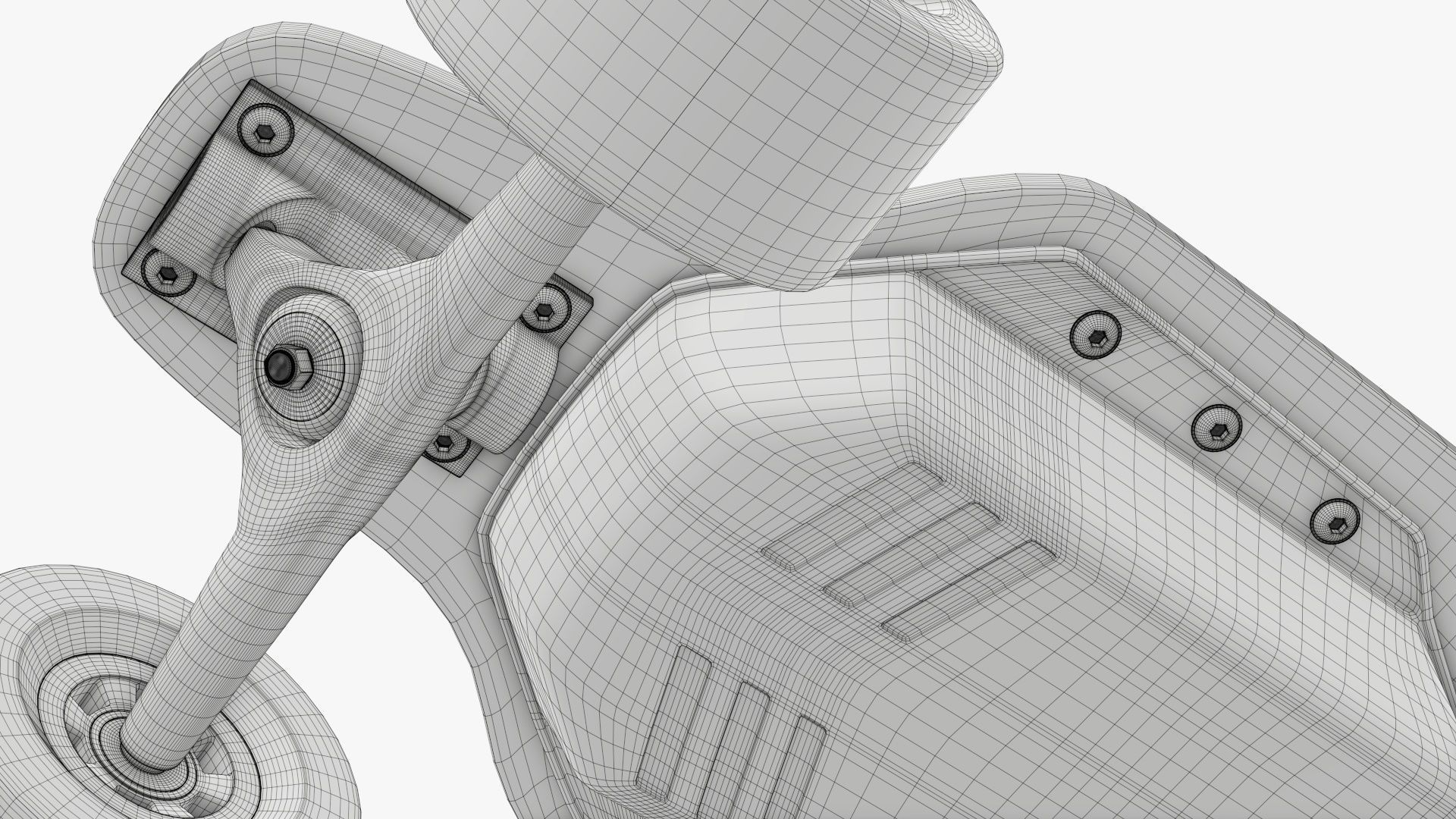 Skateboard electric 01 3D model_19