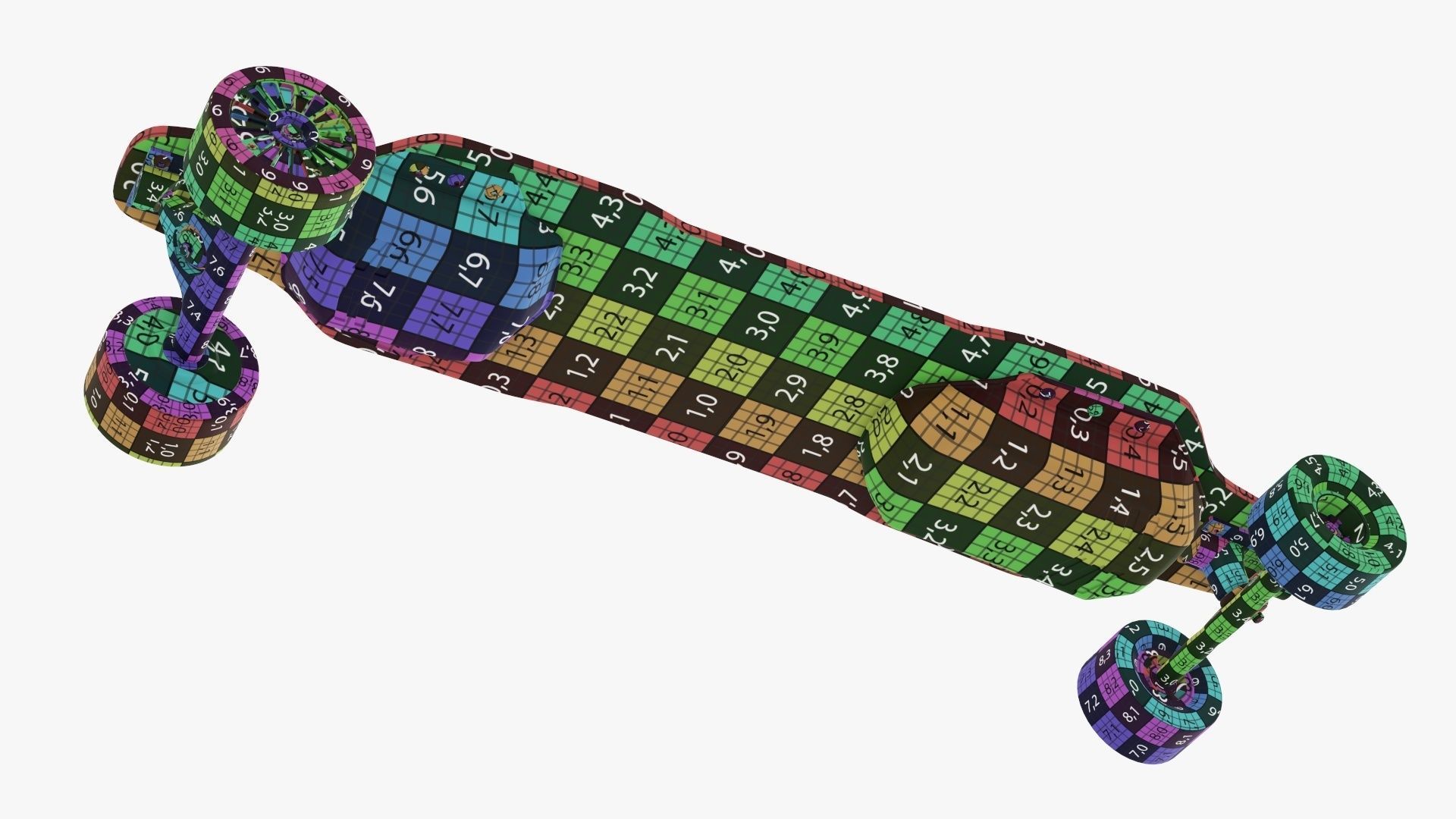 Skateboard electric 01 3D model_31