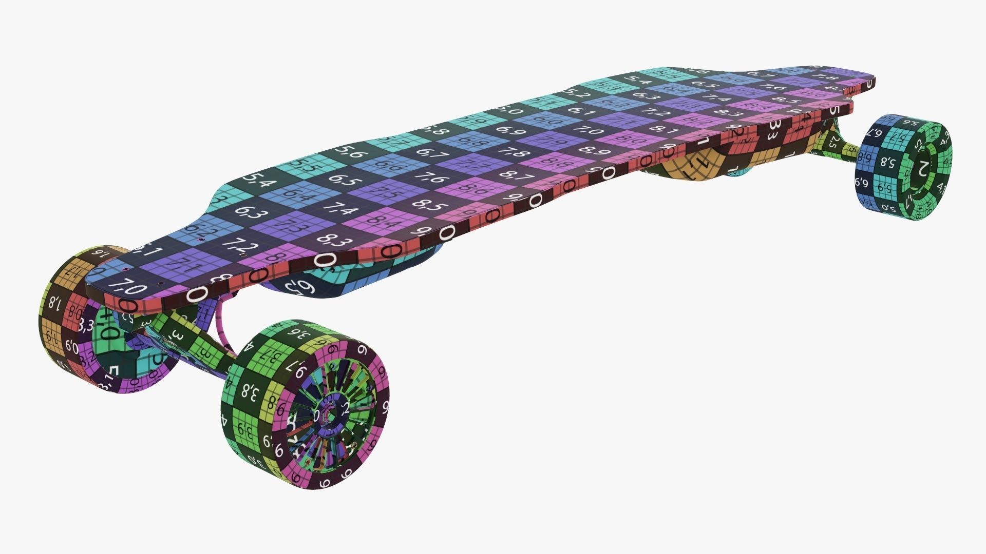 Skateboard electric 01 3D model_23