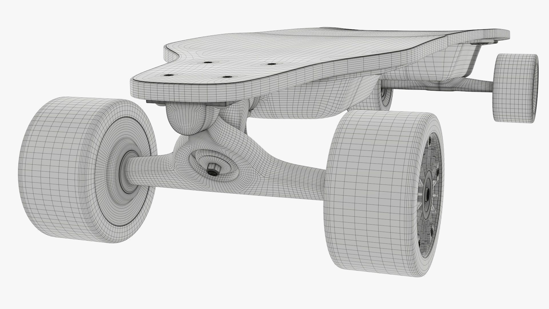 Skateboard electric 01 3D model_21