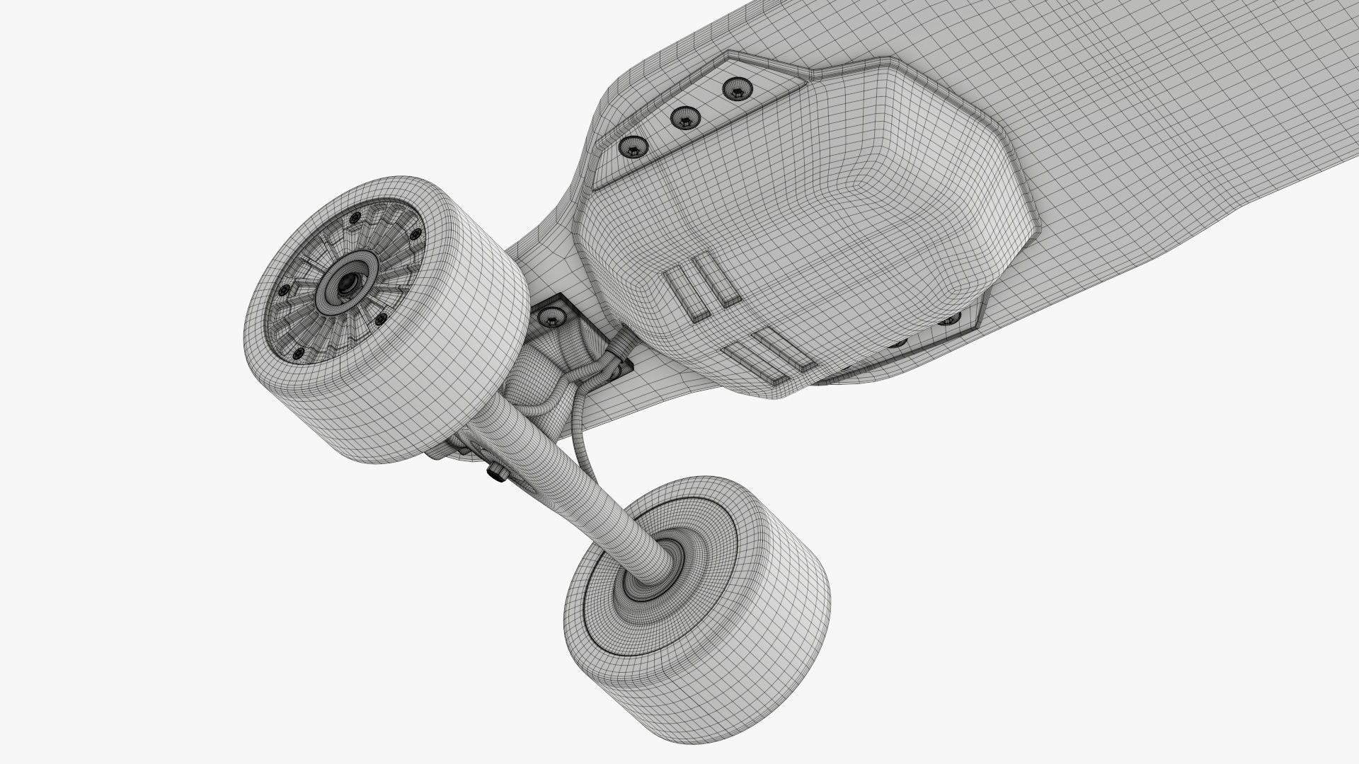 Skateboard electric 01 3D model_14