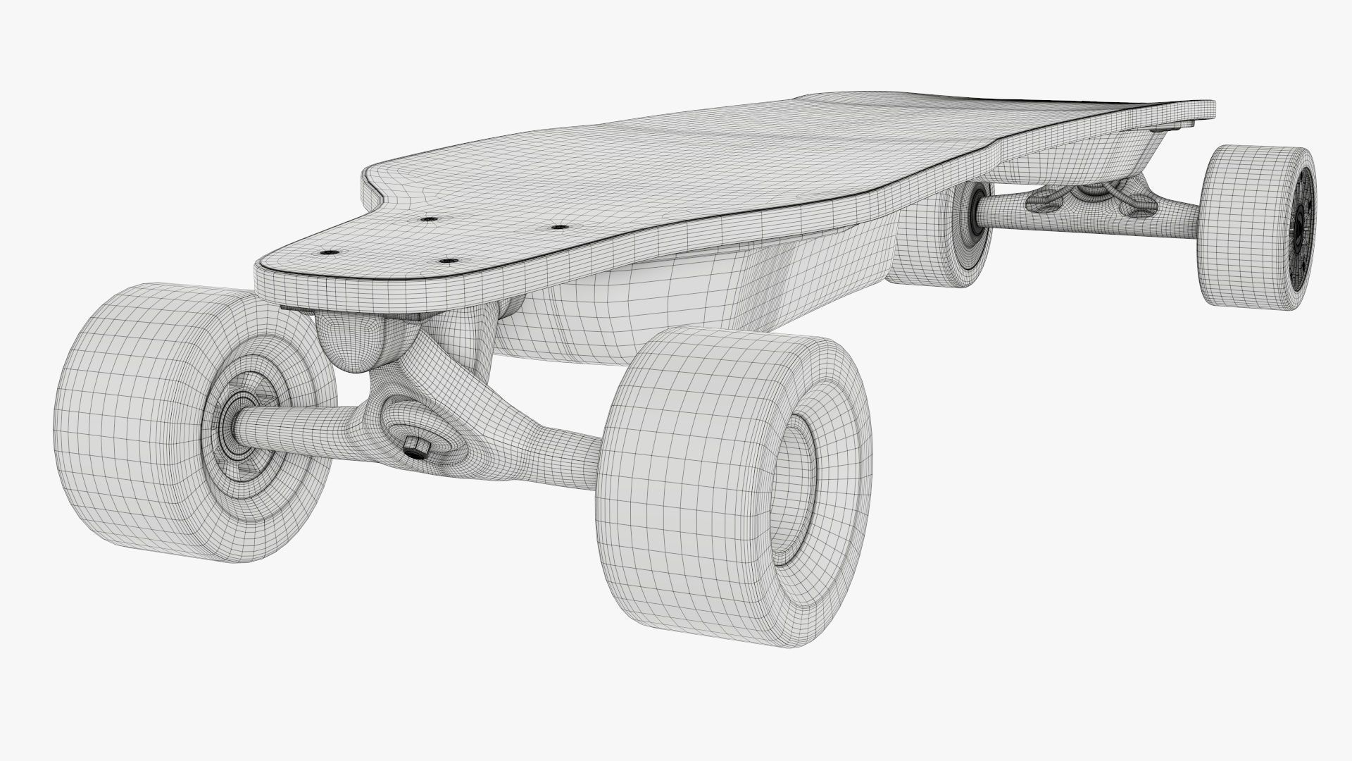 Skateboard electric 01 3D model_22