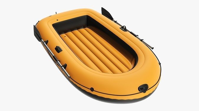 Boat inflatable 04 v2 3D model