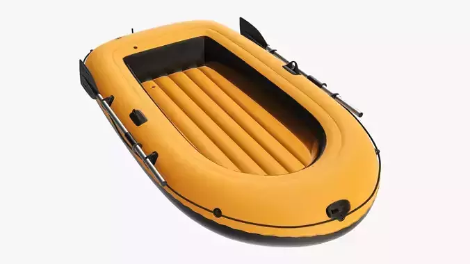 Boat inflatable 04 v2 3D model