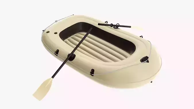 Boat inflatable 05 3D model