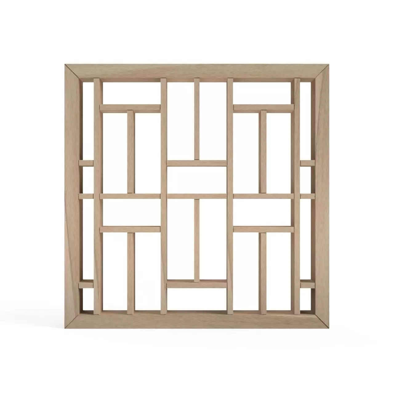 Teinojikuzushi wooden frame with squares 3D print model_0