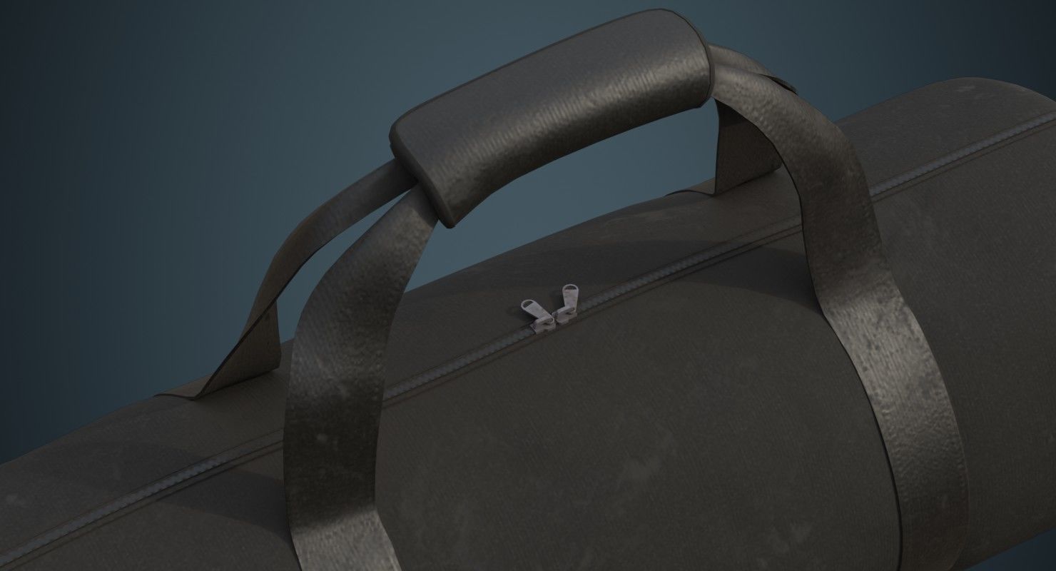 Gym Bag 1D Low-poly 3D model_8