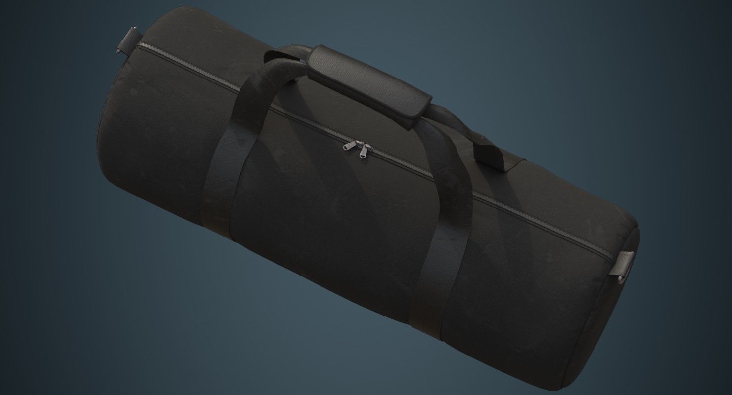 Gym Bag 1D Low-poly 3D model_5