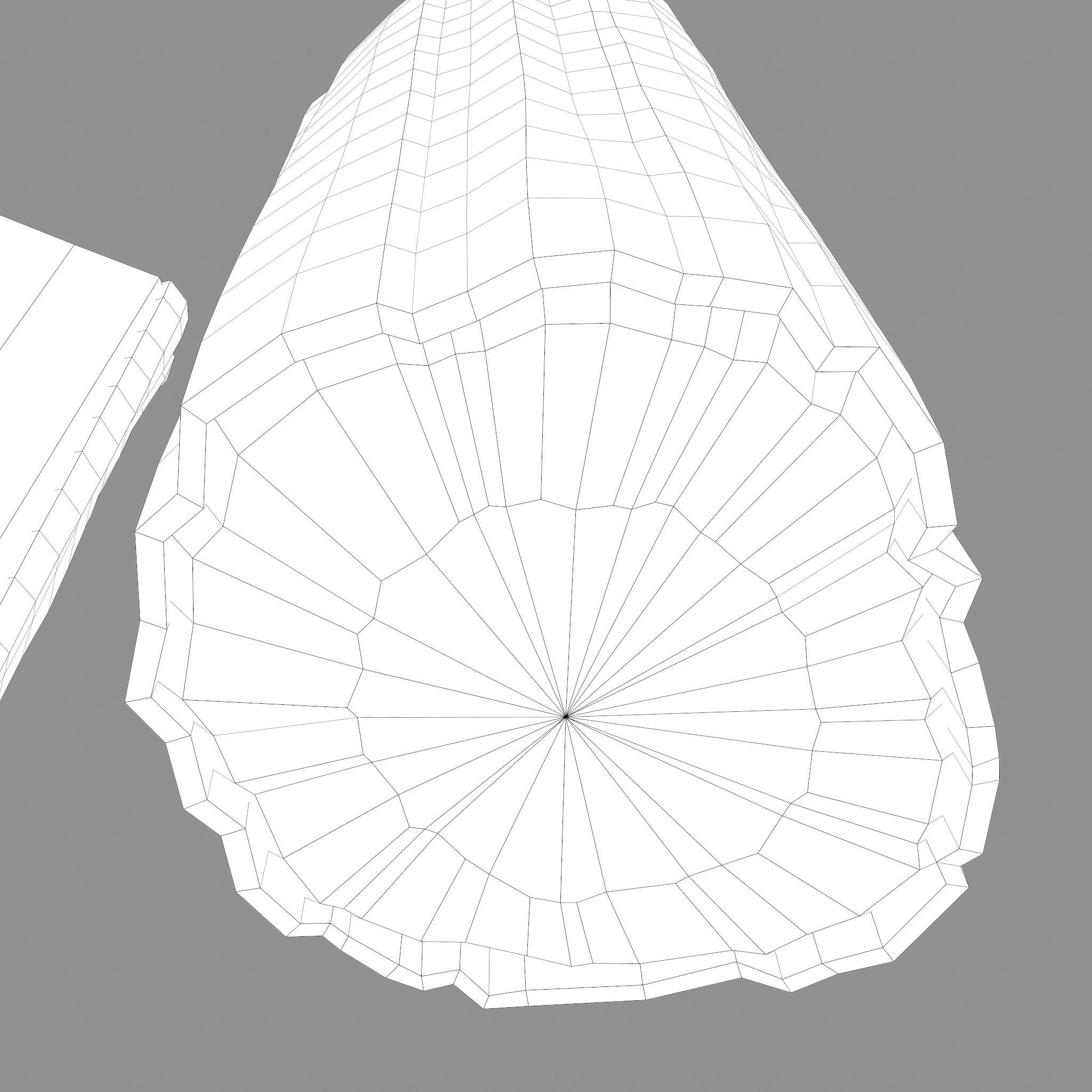 Wood Log Low-poly 3D model_31