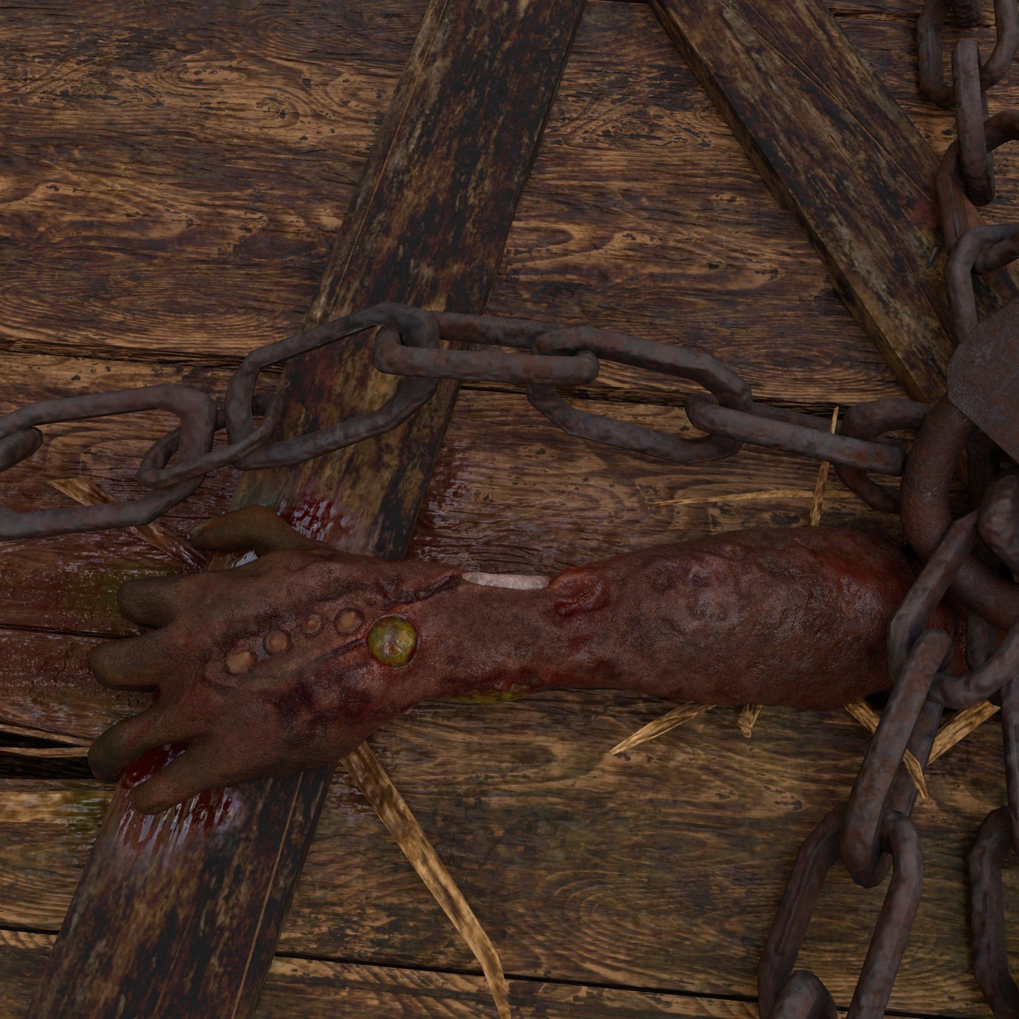 Halloween Horror Props Pack  3D Model Collection_100