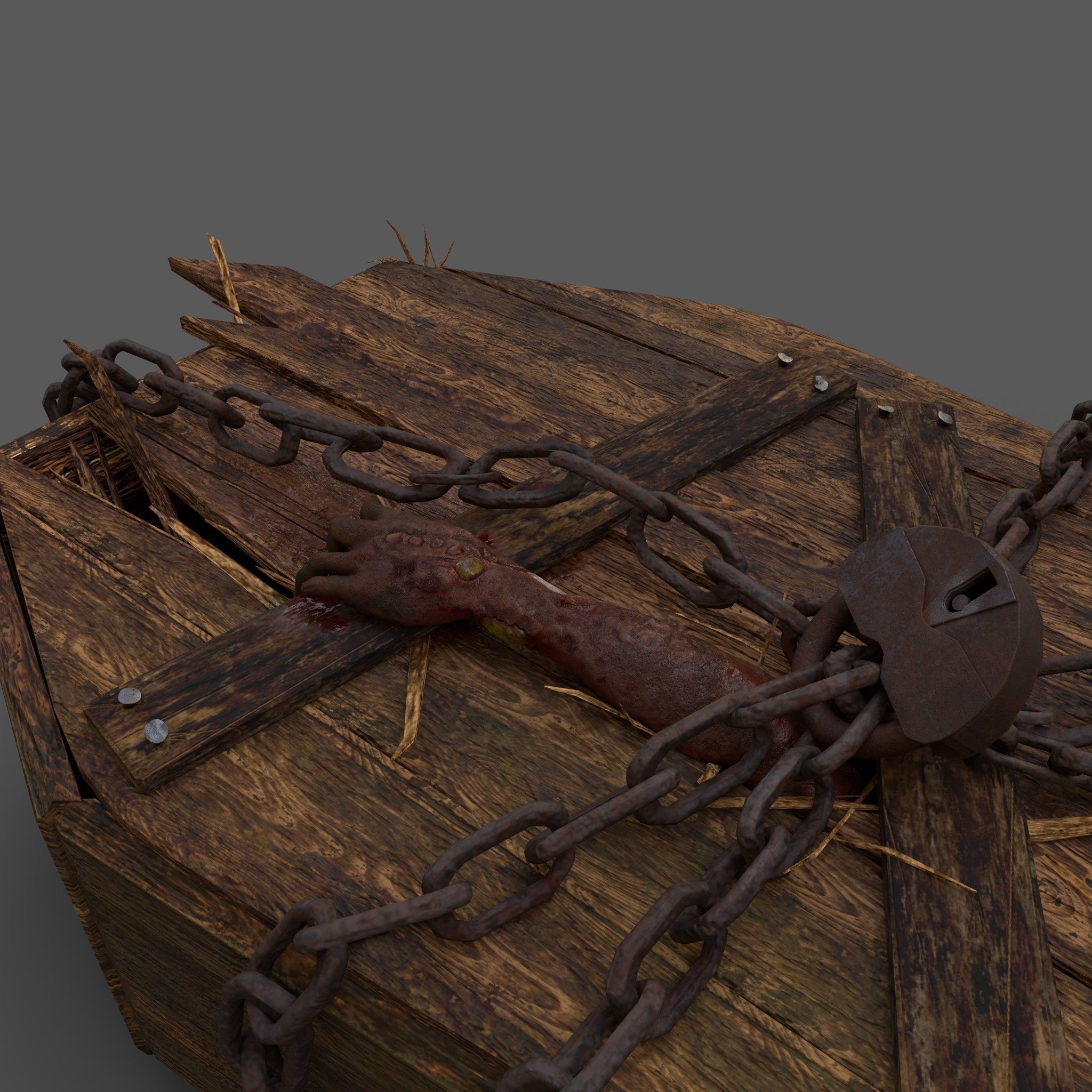 Halloween Horror Props Pack  3D Model Collection_99