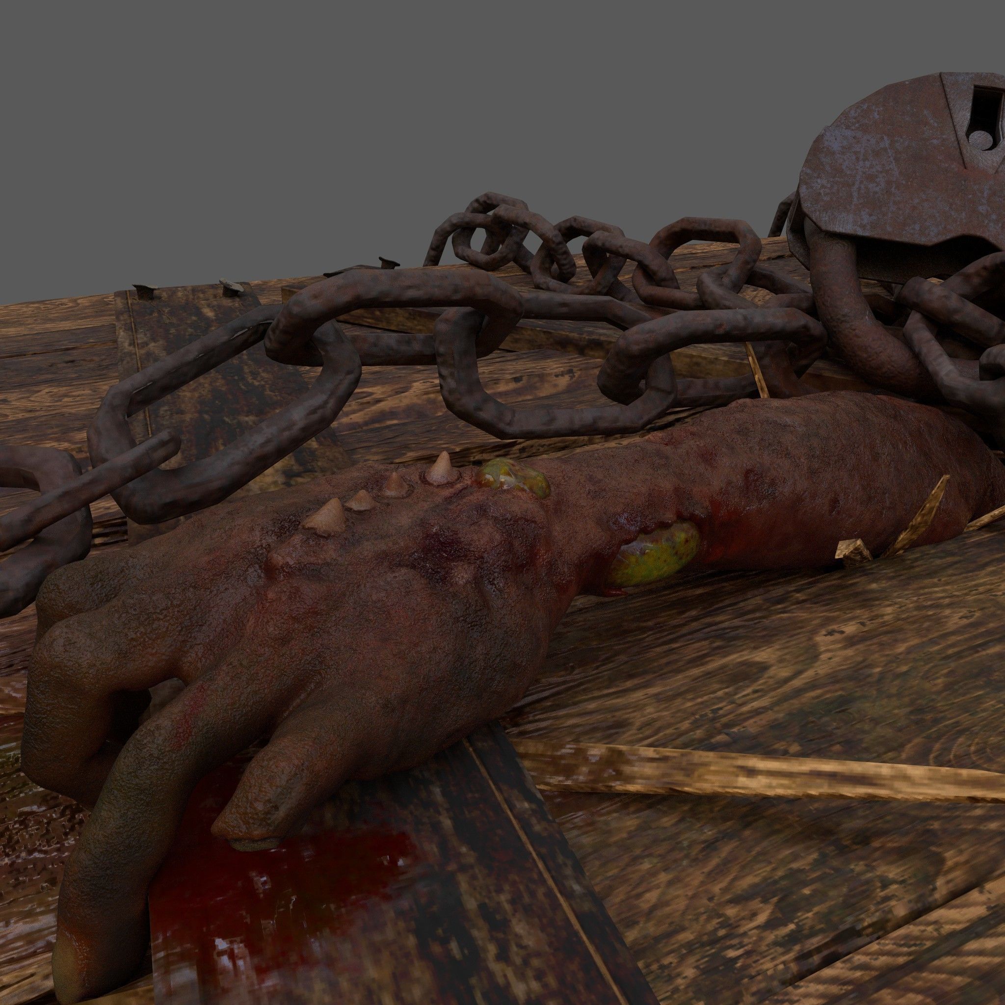 Halloween Horror Props Pack  3D Model Collection_98