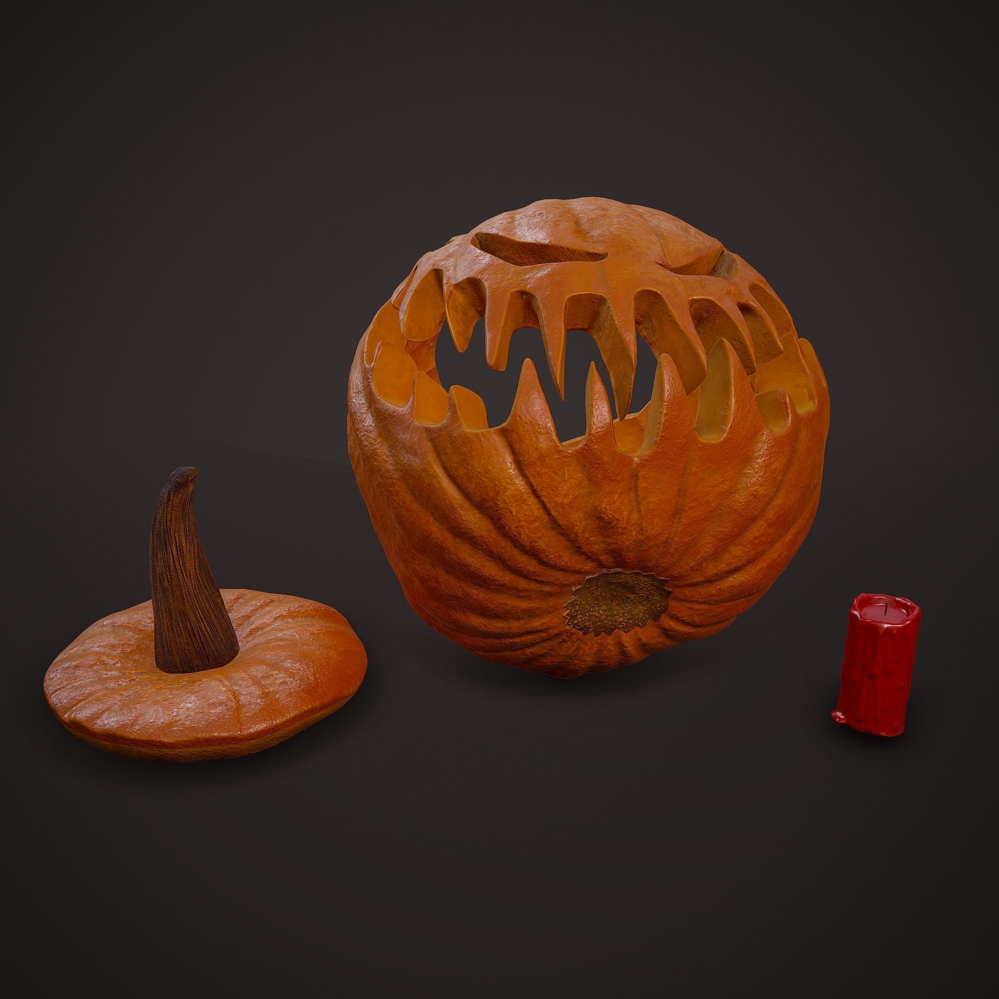 Halloween Horror Props Pack  3D Model Collection_123