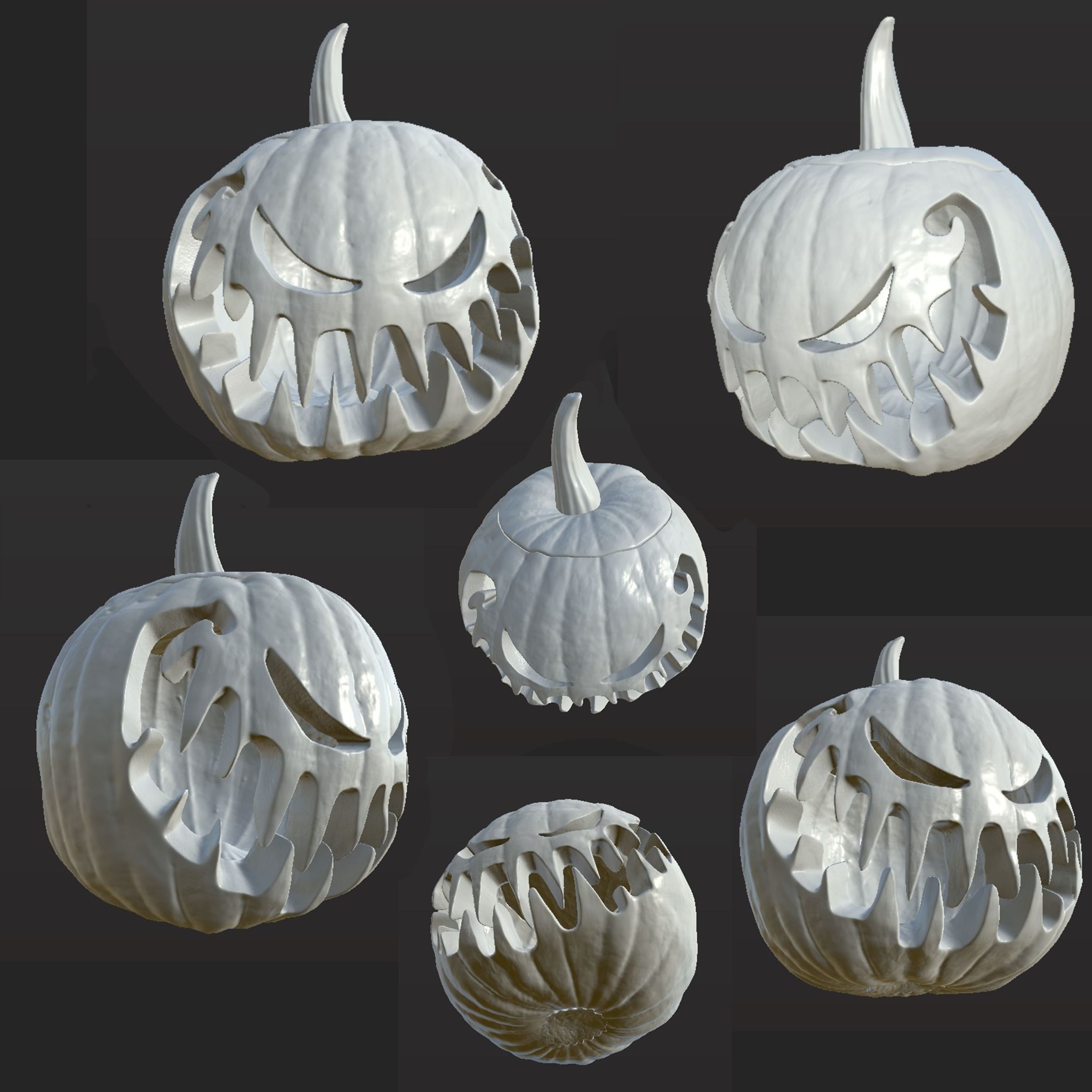 Halloween Horror Props Pack  3D Model Collection_140