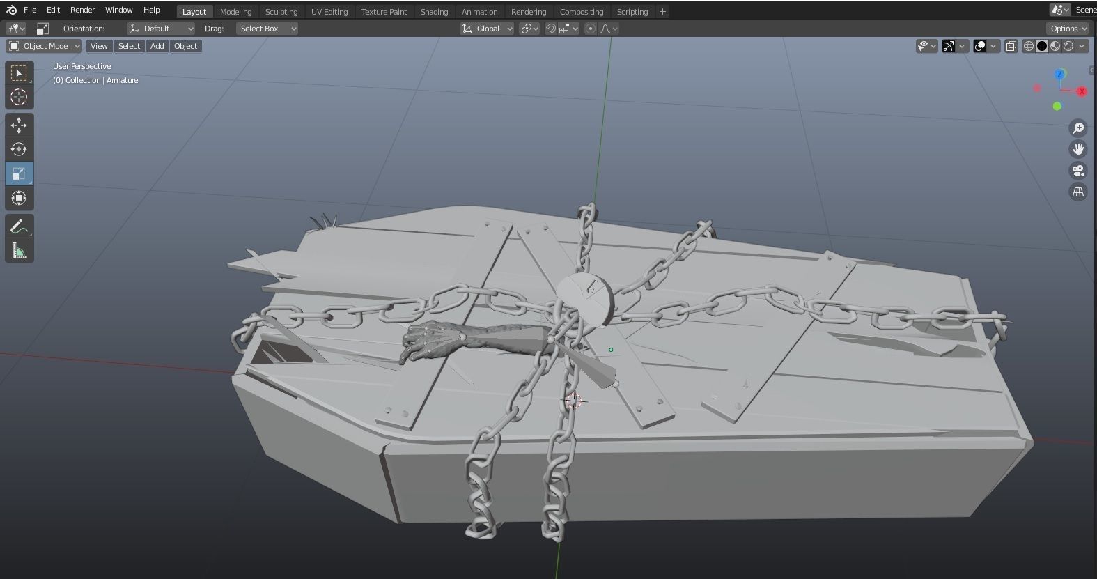 Halloween Horror Props Pack  3D Model Collection_102