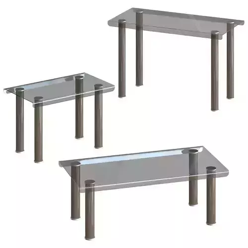 Collete Bent Glass Coffee Table - Furniture of America