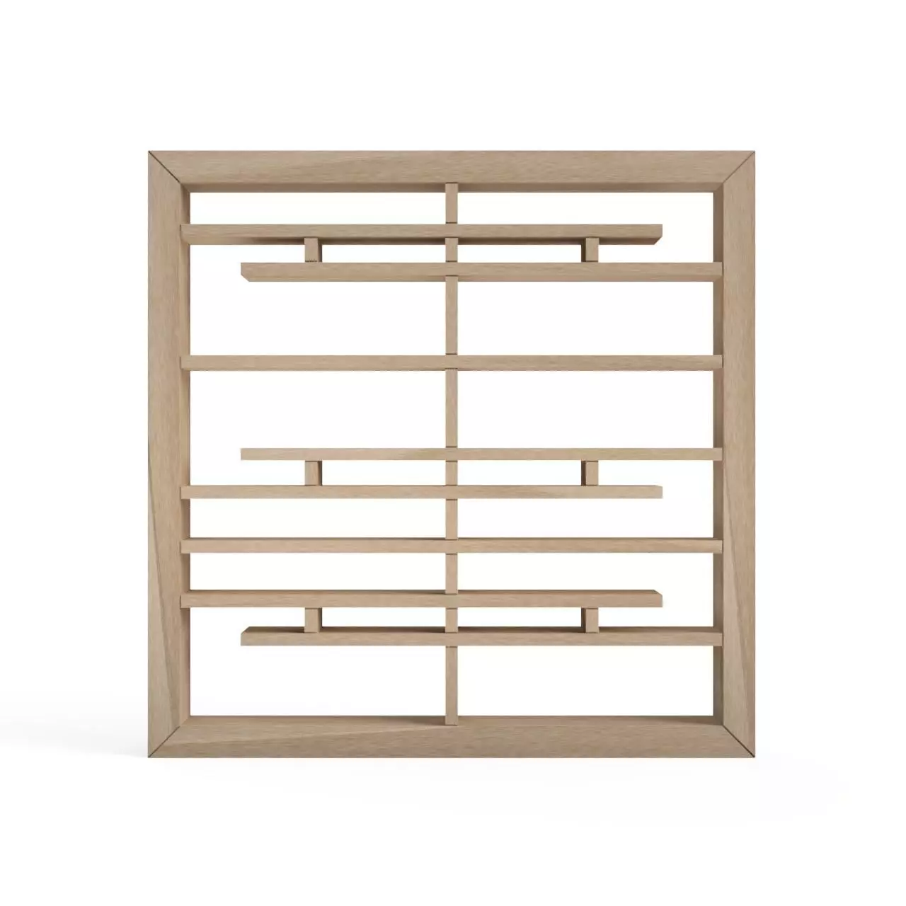 Ikadakasumi japanese wall shelf 3D print model_0