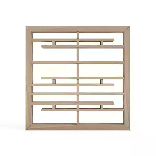 Ikadakasumi japanese wall shelf 3D print model