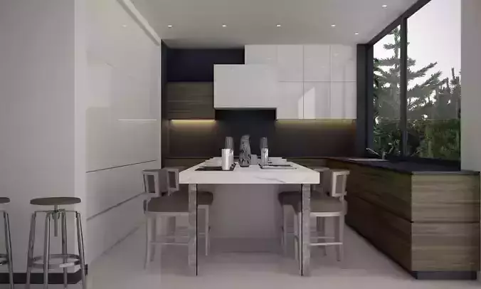 MODERN KITCHEN DESIGN 3D model