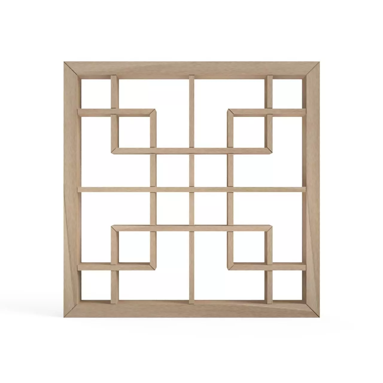 Kadotsunagi wooden frame with squares 3D print model_0