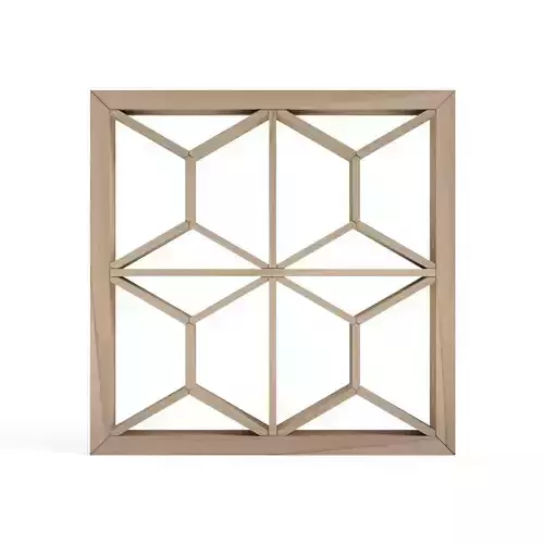 Kikkonishiki geometric wall sconce 3D print model
