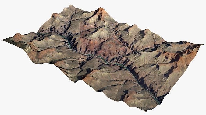 Grand Canyon 3D model