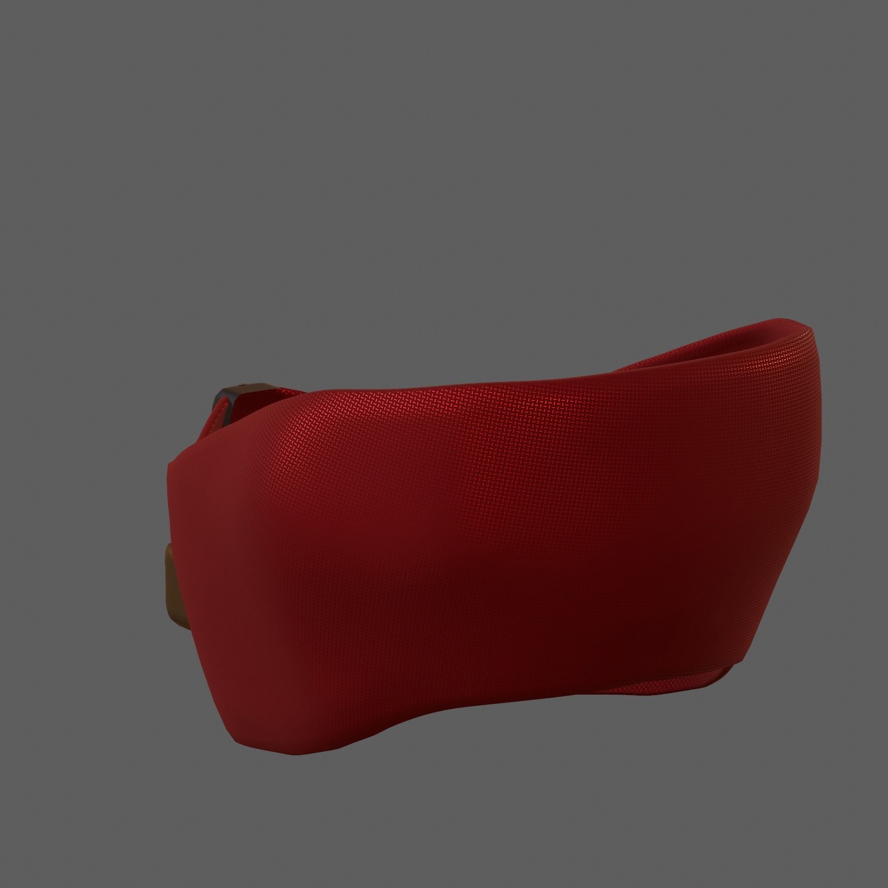 Gas mask helmet 3d model scifi Low-poly Low-poly 3D model_6