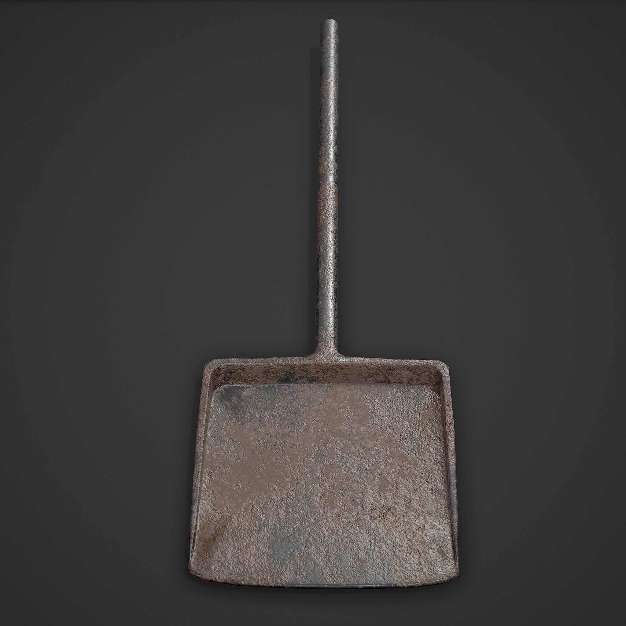 Small Coal Shovel  Low-poly 3D model_15
