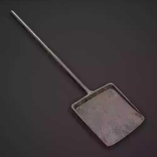 Small Coal Shovel  Low-poly 3D model
