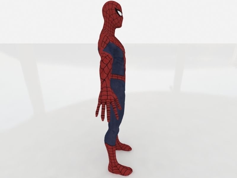 Spider Man low Low-poly 3D model_2