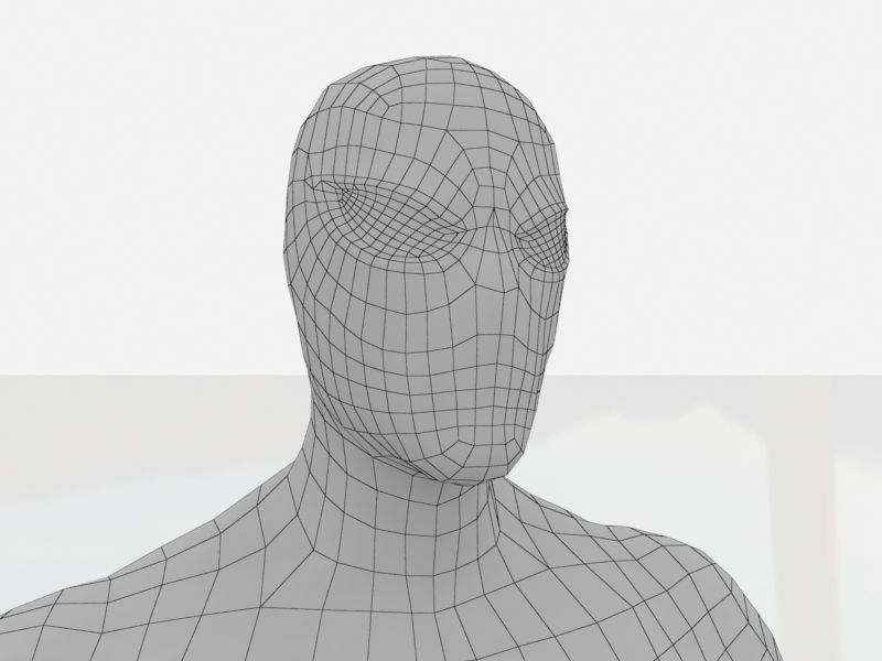 Spider Man low Low-poly 3D model_6