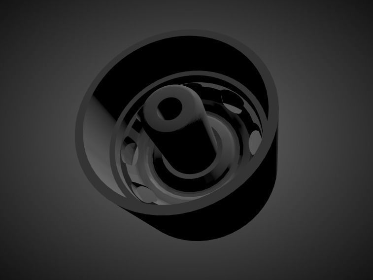 Steelies rims with brakes and tires for Hot Wheels 3D print model_1