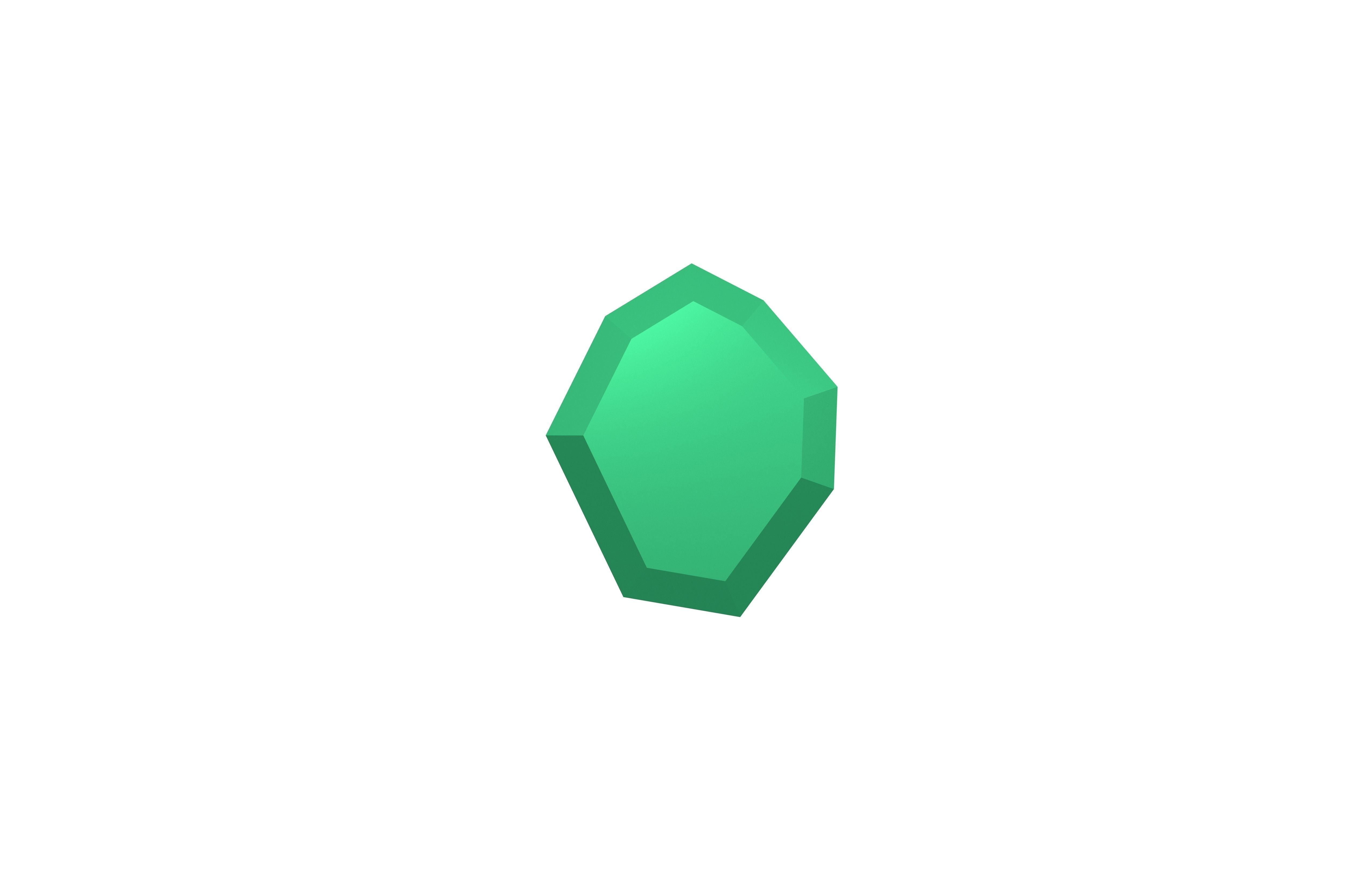 Gem v5 003 Low-poly 3D model_1