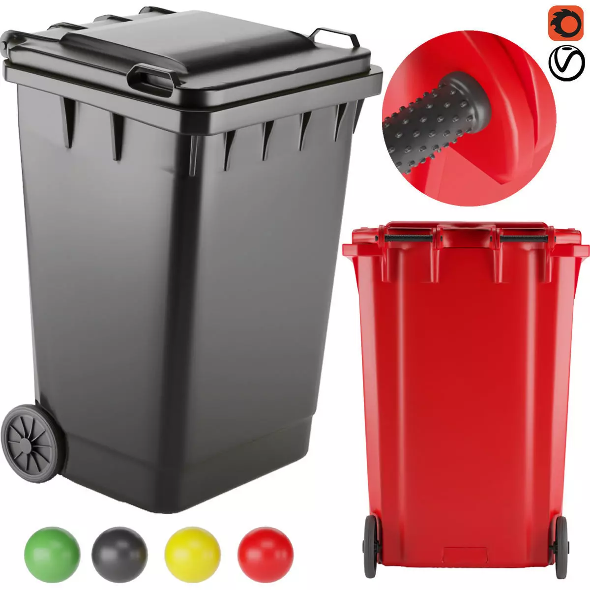 Garbage box 1 3D model